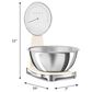 SMEG 50"s Retro Style Kitchen Scale in Red and Chrome, , large