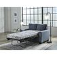 Ashley Rannis Stationary Twin Sofa Sleeper in Navy, , large