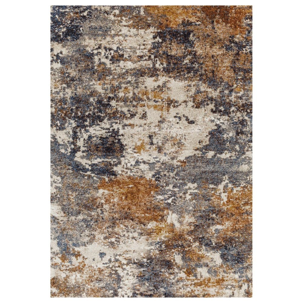 Surya Tuscany TUS-2336 Brown, Dusty Coral, Cream, Dark Blue, Blue, Gray and Light Beige 12&#39; x 15&#39; Area Rug, , large