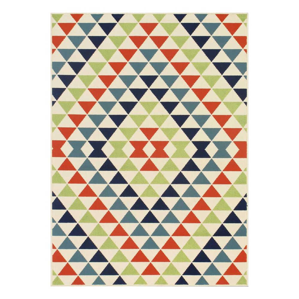 Momeni Baja BAJ-5 6"7" x 9"6" Multi Area Rug, , large