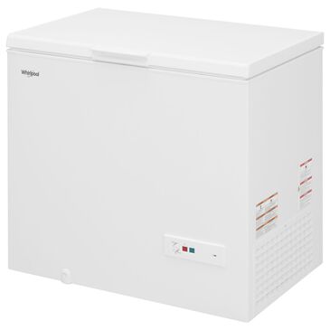 Whirlpool 9 Cu. Ft. WZC3209LW Chest Freezer with Basket in White, , large