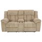 Ashley Tip-Off Power Reclining Loveseat with Adjustable Headrest in Wheat, , large