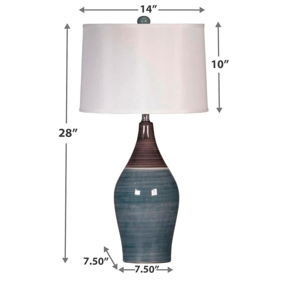 Ashley Niobe Table Lamp in Multi-Gray &#40;Set of 2&#41;, , large