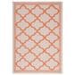 Safavieh Bermuda 4" x 6" Ivory and Rust Indoor/Outdoor Area Performance Rug, , large