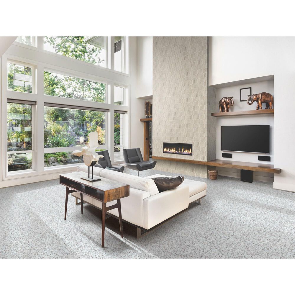 Happy Feet International Quarry Tile Terrazzo 18" x 36" Luxury Vinyl Tile, , large