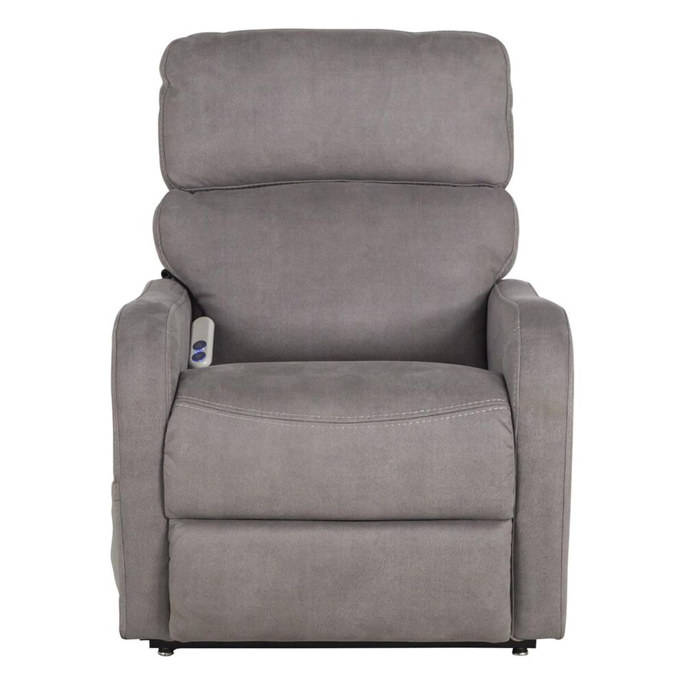 Motion Magic Lift Recliner in Stonewash Silver Nebraska Furniture Mart