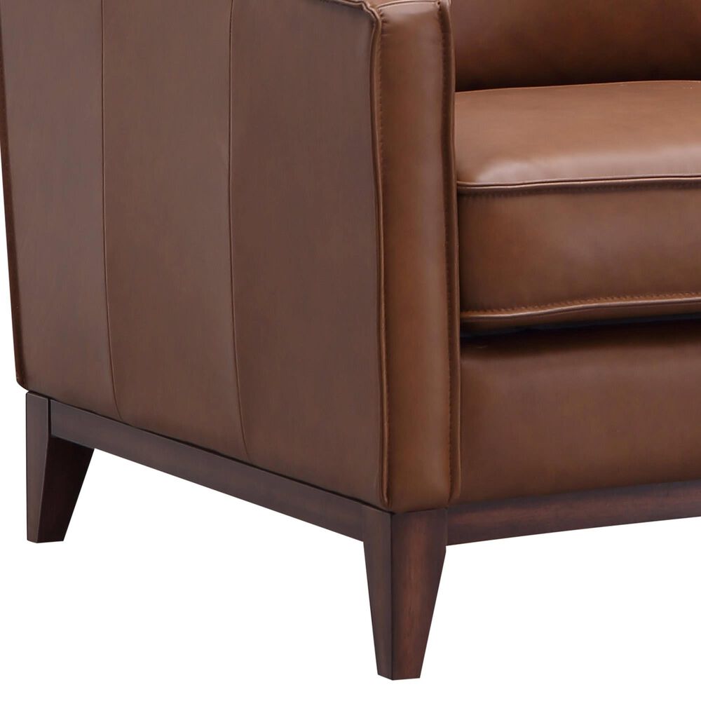 Italiano Furniture Weston Leather Chair in Highland Brown, , large