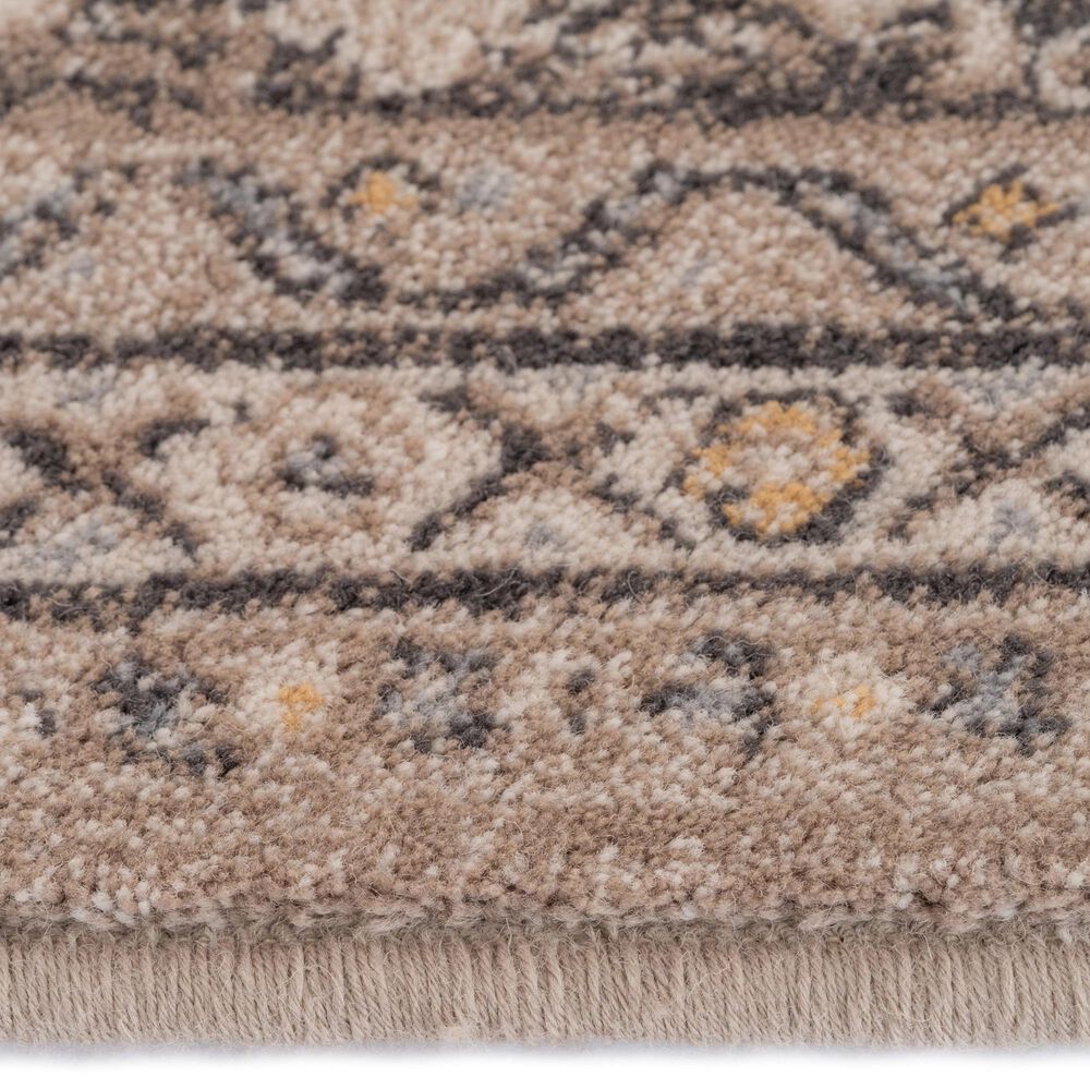 Capel Avery Bahkti 3400RS03110506330 3&#39; 11&quot; x 5&#39; 6&quot; Stormy Gray Area Rug, , large