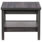 CorLiving Hollywood Side Table in Dark Grey, , large