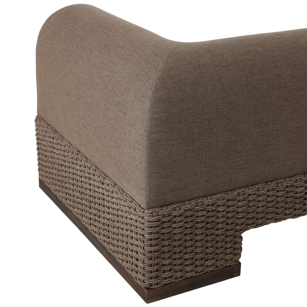 Four Hands Joss Outdoor Sofa in Ellor Brown, , large