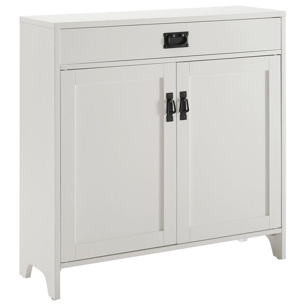 Crosley Furniture Fremont Accent Cabinet in Distressed White, , large