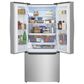 Frigidaire Gallery 20.0 Cu. Ft. Standard-Depth French Door Refrigerator in Stainless Steel, , large