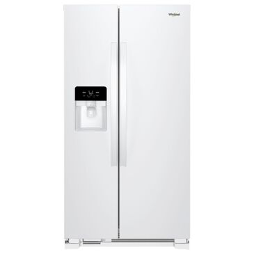 Whirlpool 21 Cu. Ft. 33" Wide Side-by-Side Refrigerator in White, , large