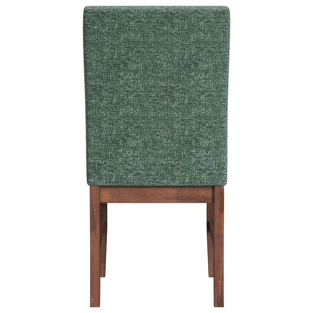 37B Santa Barbara Dining Side Chair with Avocado Upholstered in Walnut, , large