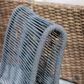 Sunset West Milano Patio Armless Club Chair in Slate, , large