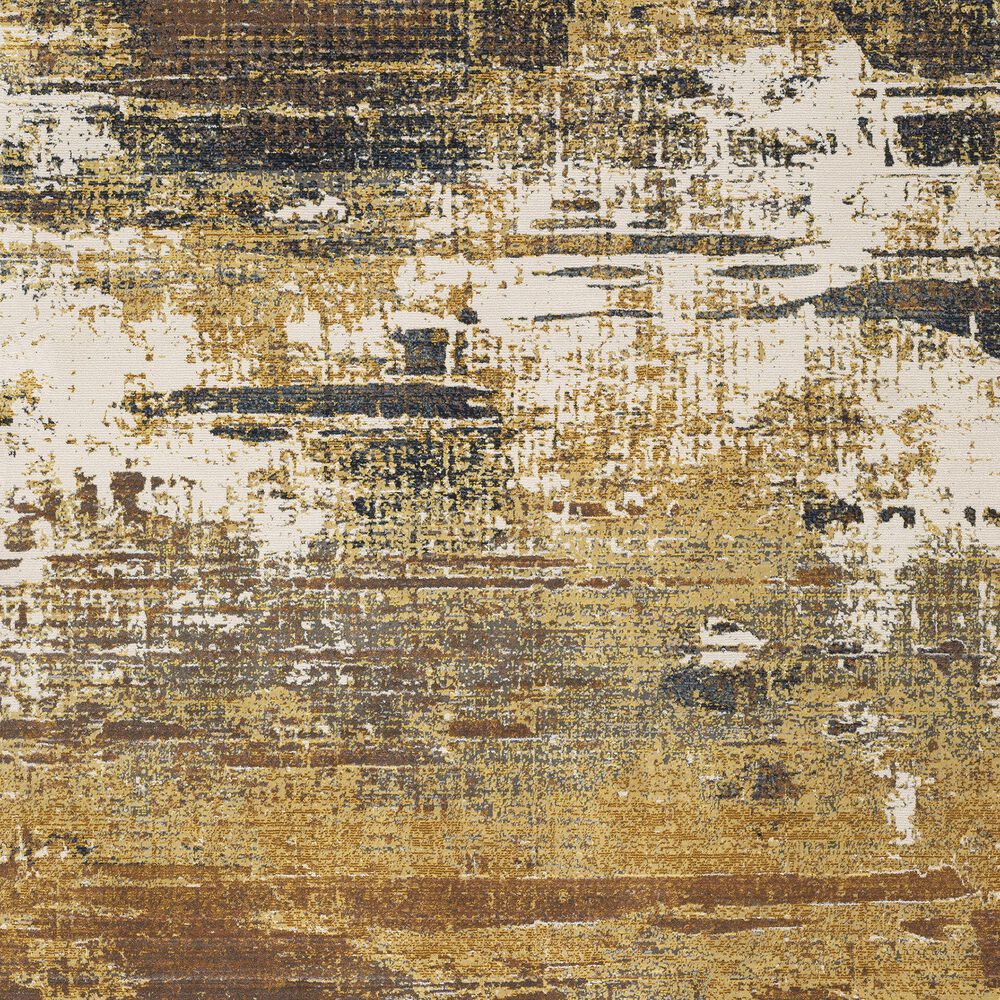Oriental Weavers Caravan Abstract Mixup 7&#39;10&quot; x 10&#39;10&quot; Gold and Beige Area Rug, , large