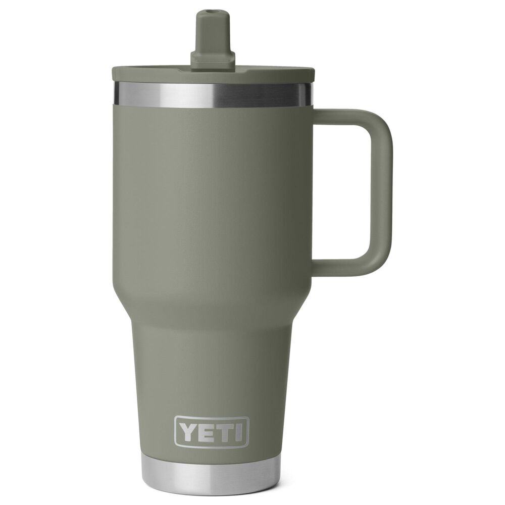 YETI Rambler 30 Oz Travel Straw Mug in Pampa Green, , large