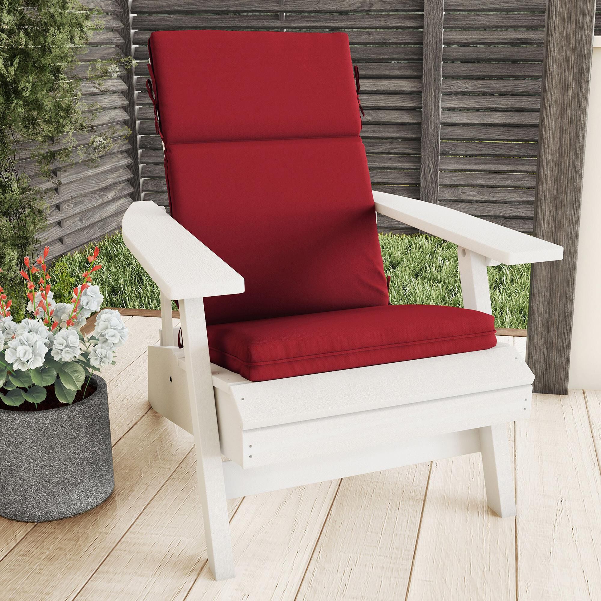 Red lawn chair cushions new arrivals