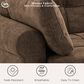 Lifestyle Solutions Hampton Queen Convertible Sofa in Brown, , large