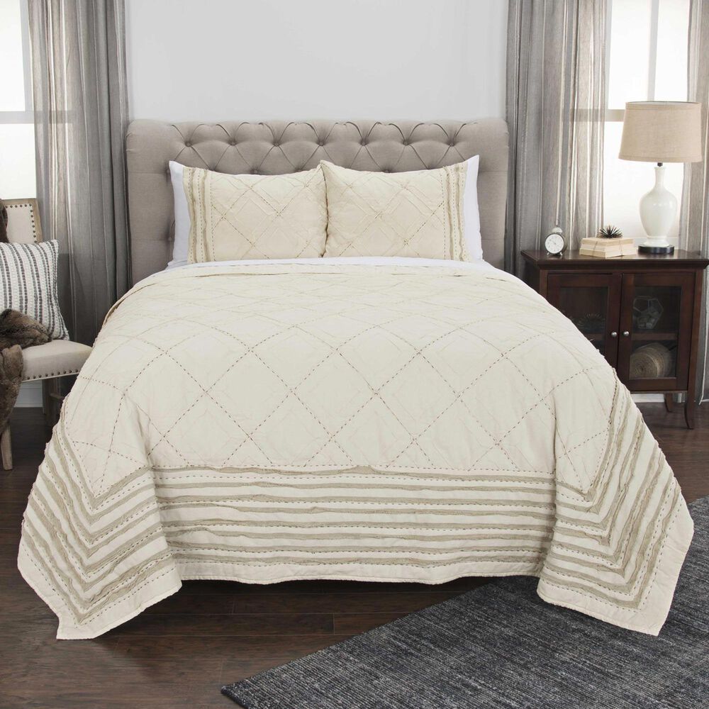 Rizzy Home 11-Piece Queen Quilt Set in Natural, , large