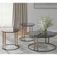 Ashley Hannerly Occasional 3-Piece Table Set in Black and Gold, , large