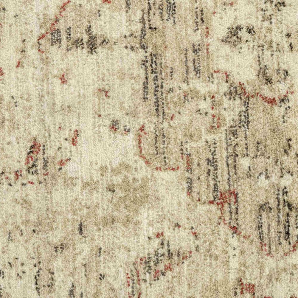 RIZZY Gossamer 2&#39;6&quot; x 8&#39; Neutral and Beige Runner, , large