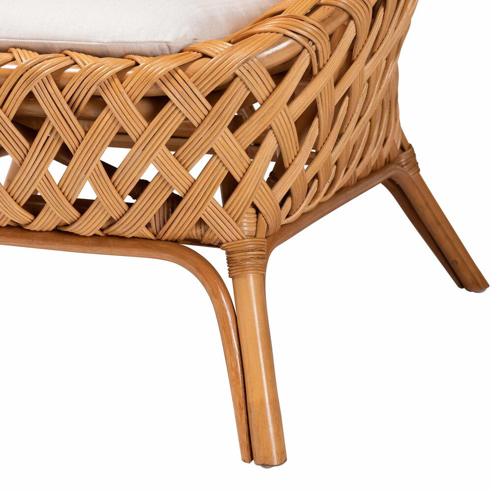 Baxton Studio Robista Accent Chair in Light Honey, , large