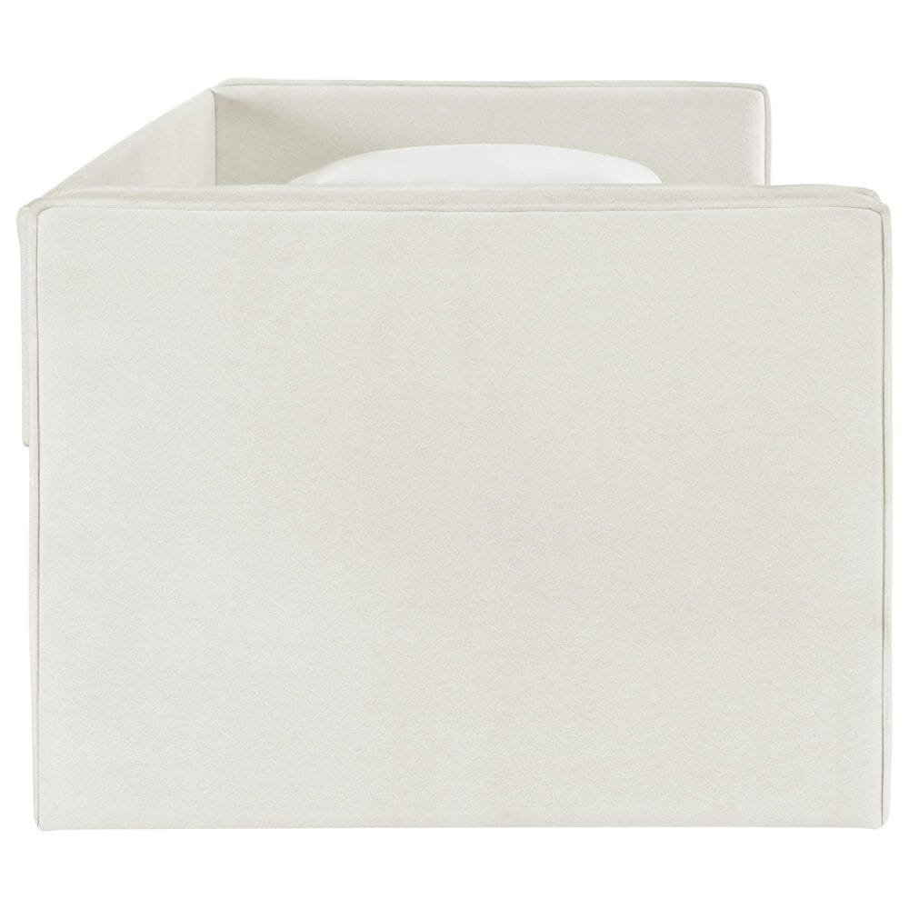 Linden Boulevard Lillibeth Daybed with Trundle in Tan Upholstery, , large