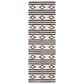 Safavieh Micro-Loop 2"3" x 7" Ivory and Charcoal Runner, , large