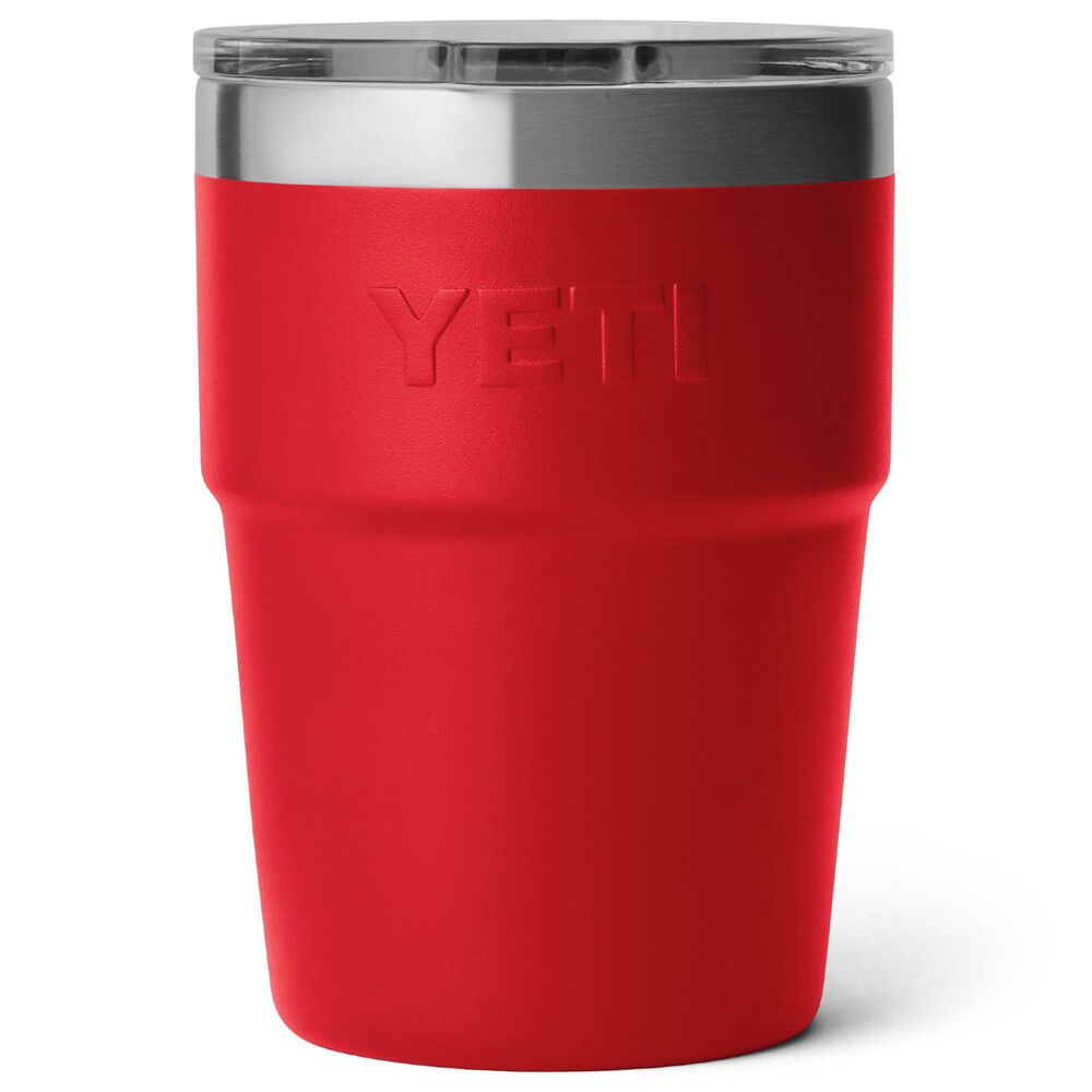 YETI Rambler 16 Oz Stackable Cup with Magslider Lid in Rescue Red, , large