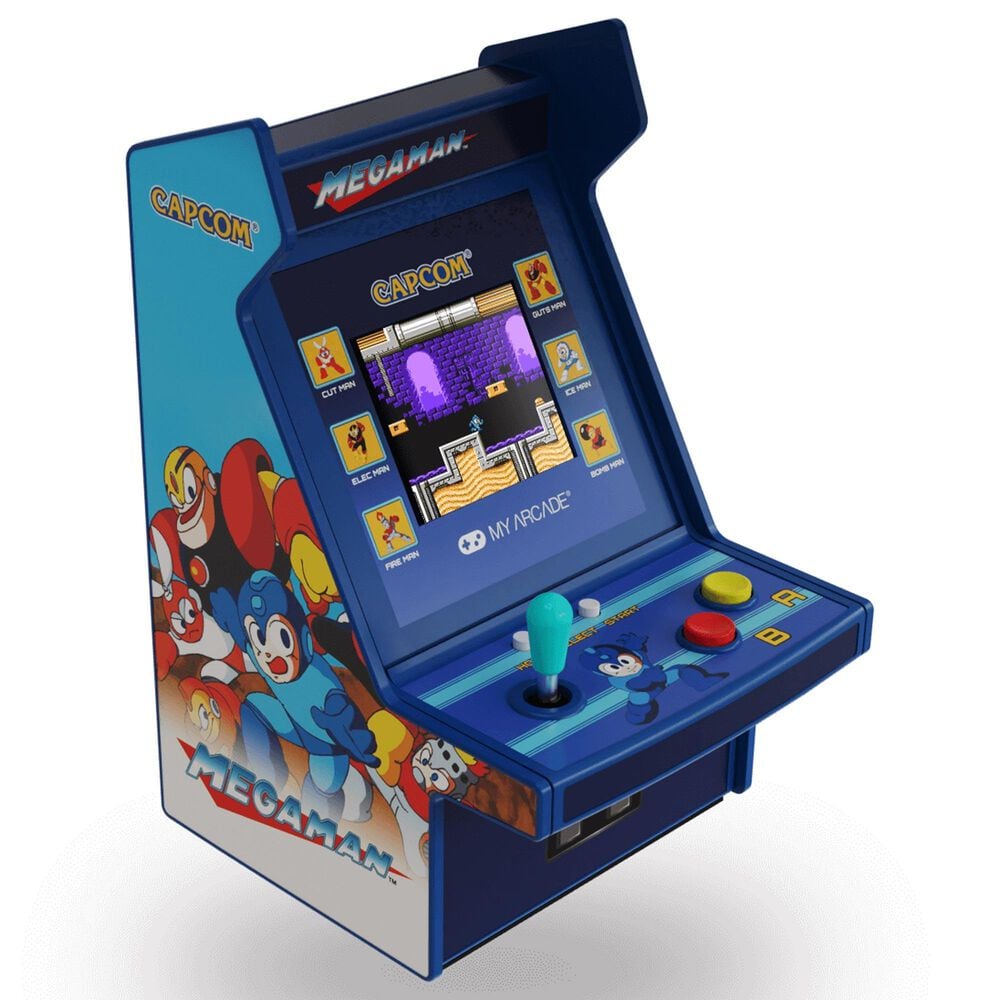 My Arcade Mega Man Micro Player Pro Portable Retro Arcade in Blue, , large