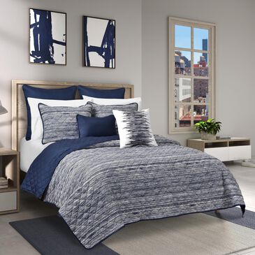 Royal Court Dalton 3-Piece Full/Queen Comforter Set in Navy, , large