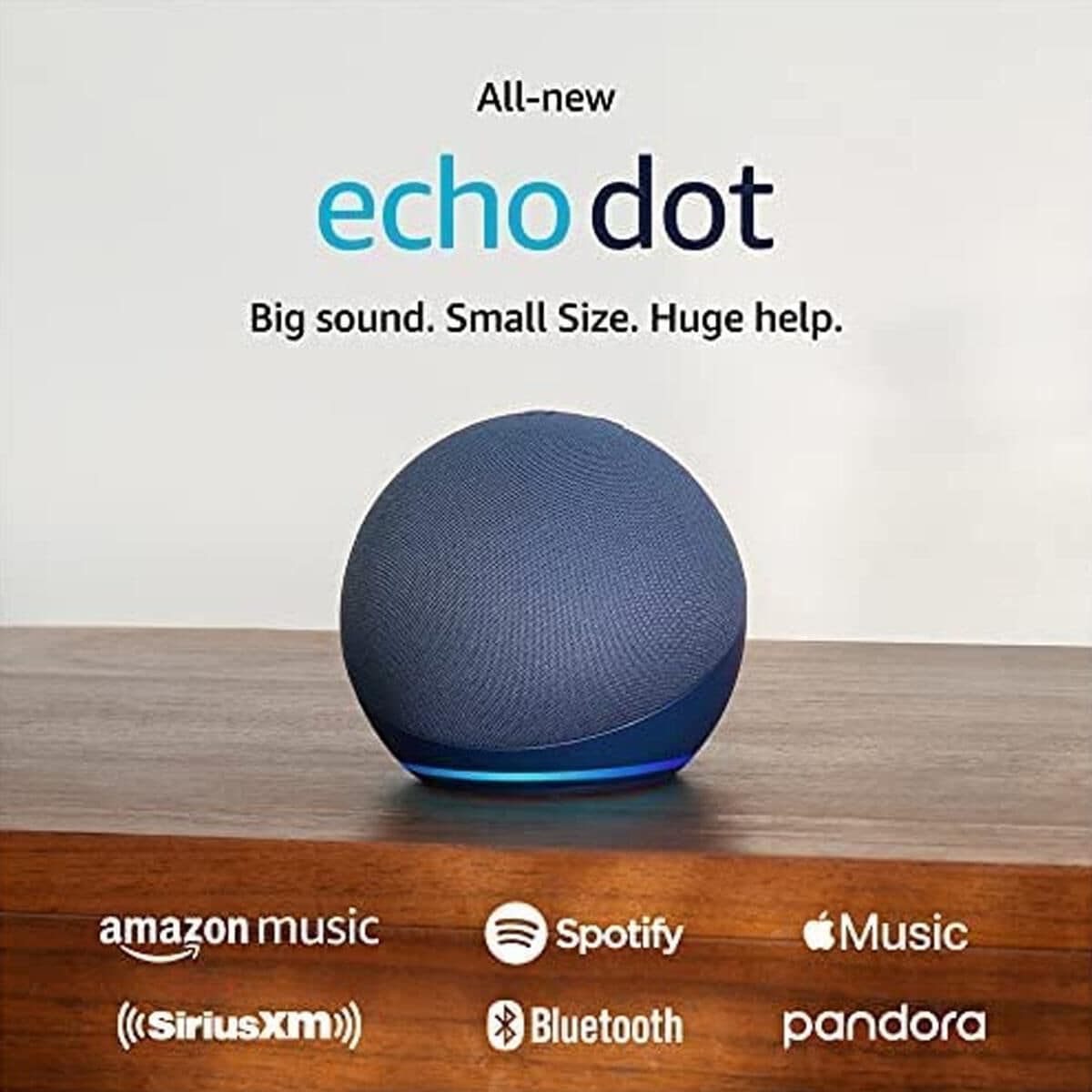 Amazon Echo Dot (5th Gen, 2022 release) in Deep Blue Sea