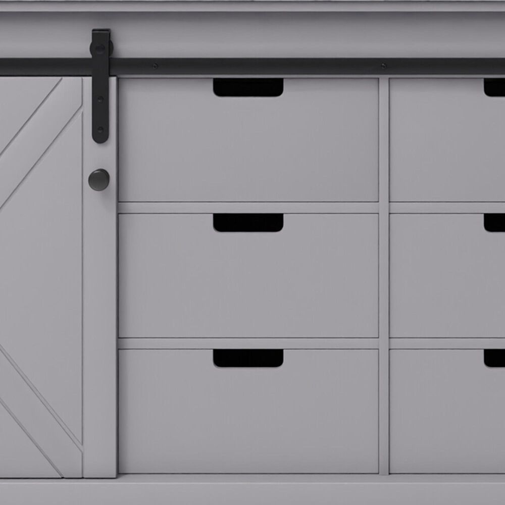 Lexora Home Marsyas 80&quot; Double Bathroom Vanity in Dark Grey with White Carrara Marble Top and Rectangular Sinks, , large