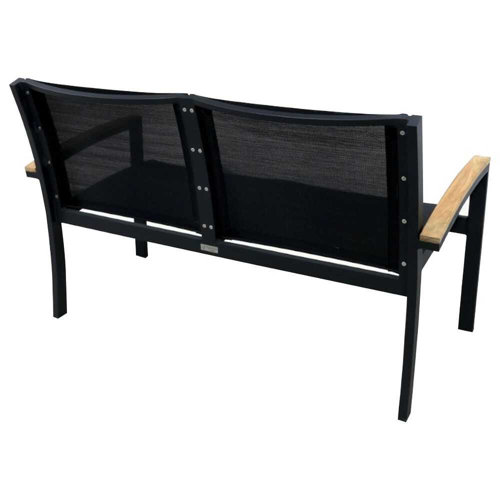 Three Birds Casual Tribeca and SoHo 5-Piece Patio Conversation Set in Black, , large