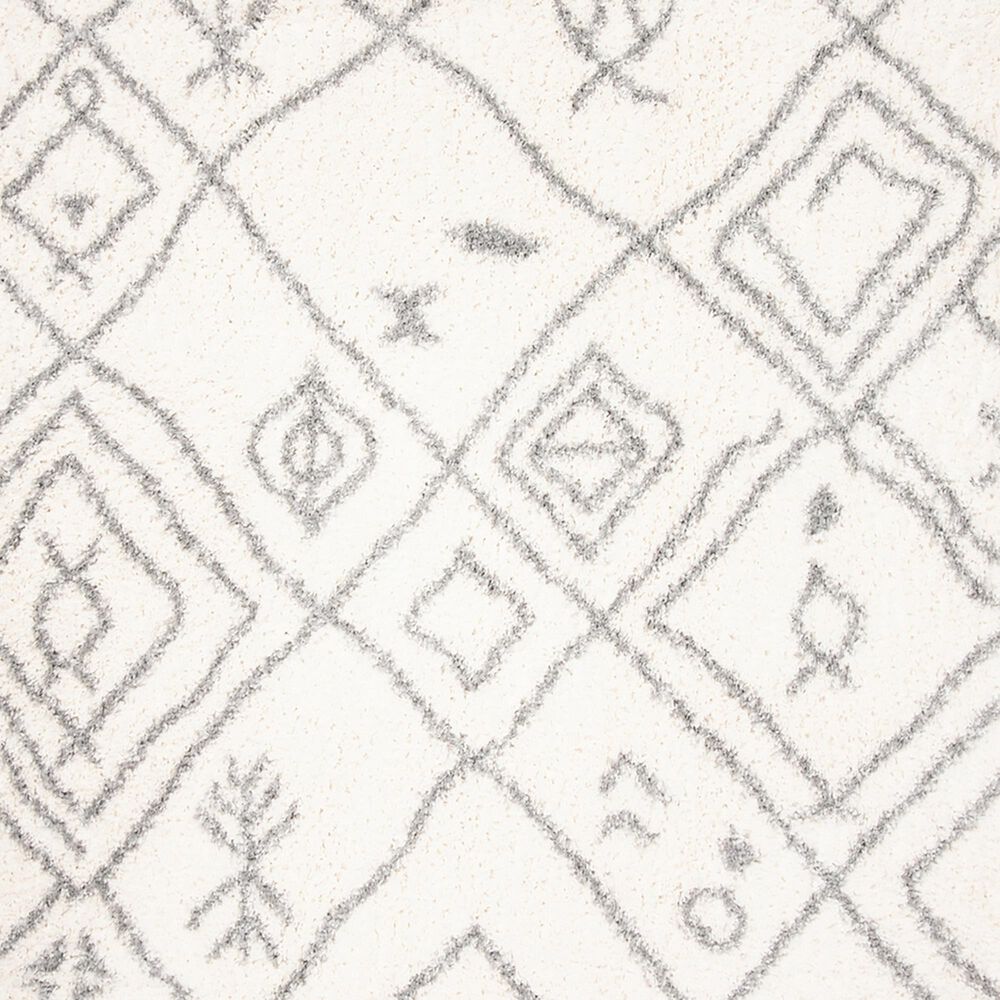 Safavieh Parma Shag PMA583A 2&#39; x 3&#39; Cream and Grey Area Rug, , large