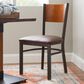 Linon Home Decor Elmer Side Chair in Brown and Medium Oak (Set of 2), , large