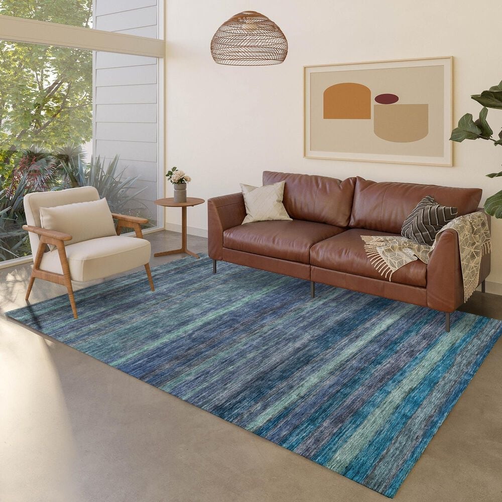 Dalyn Rug Company Kochi KC5 Blue 3&#39; x 5&#39; Area Rug, , large