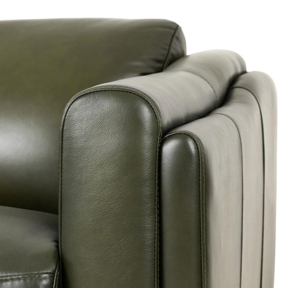 Hydeline Fremont Leather Accent Chair in Forrest (Set of 2), , large