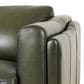 Hydeline Fremont Leather Accent Chair in Forrest (Set of 2), , large