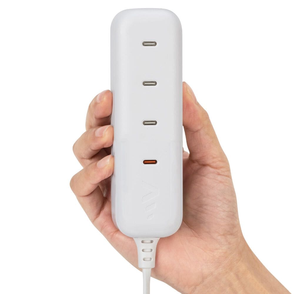 Ventev 4-Port USB-C Universal UltraFast Multiport Charging Station in White, , large