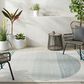 Surya Alfresco 5"3" x 7"7" Light Silver, Beige, Nickel and Pewter Indoor/Outdoor Area Rug, , large