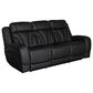 Interlochen Power Reclining Sofa with Power Headrest in Blanca Jet Black, , large
