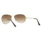 Rayban Glasses Cockpit Sunglasses with Light Brown Gradient Lenses in Polished Arista Gold, , large