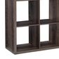 Linon Home Decor Galli 6-Shelf Bookcase in Grey, , large