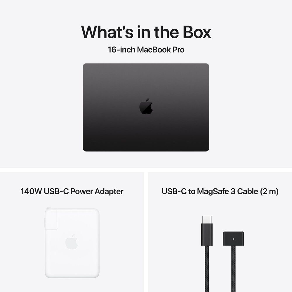 Apple MacBook Pro 16-inch Laptop M5 Pro chip - 18 Core CPU - 40 Core GPU - 128GB Memory - 4TB SSD - Space Black - 3-Year Applecare+ (Latest Model), , large