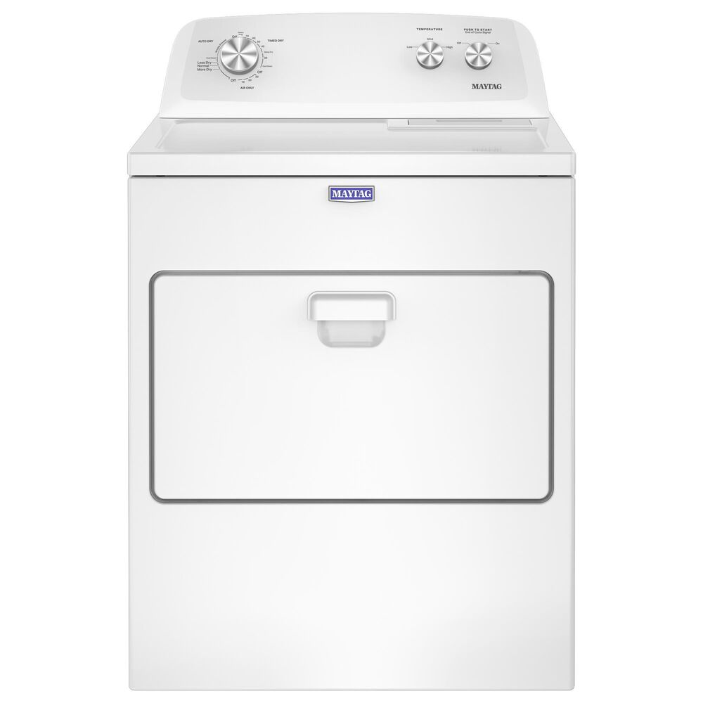 Maytag 7 Cu. Ft. Top Load Gas Wrinkle Prevent Dryer in White, , large