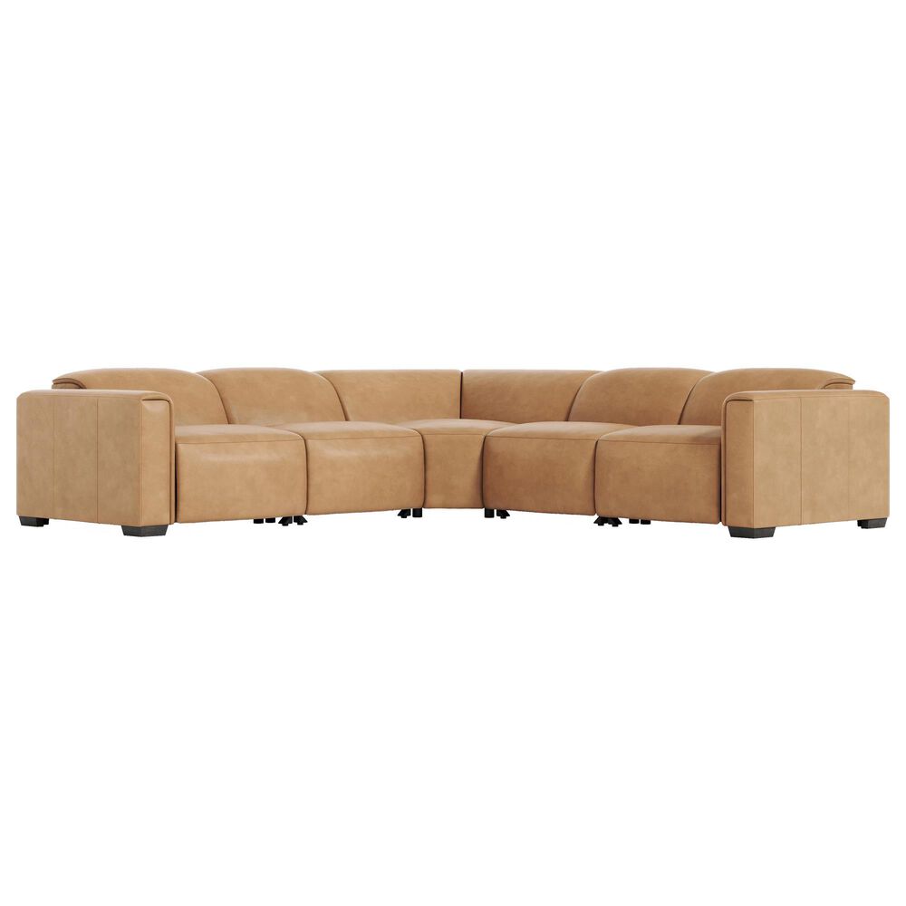 Bernhardt Billings 5-Piece Power Symmetrical Motion Sectional in Beige, , large