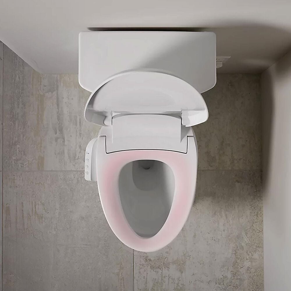 Kohler PureWash E700 Elongated Bidet Toilet Seat with Remote Control in White, , large
