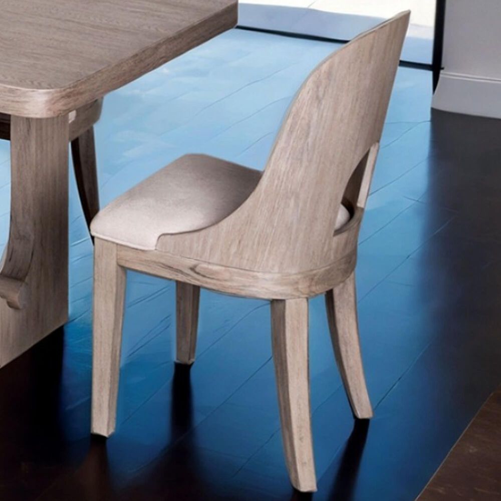 Furniture of America Sterling West Side Chair in White Oak &#40;Set of 2&#41;, , large